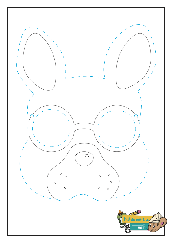 VGF-Bastelvorlage für Fasching