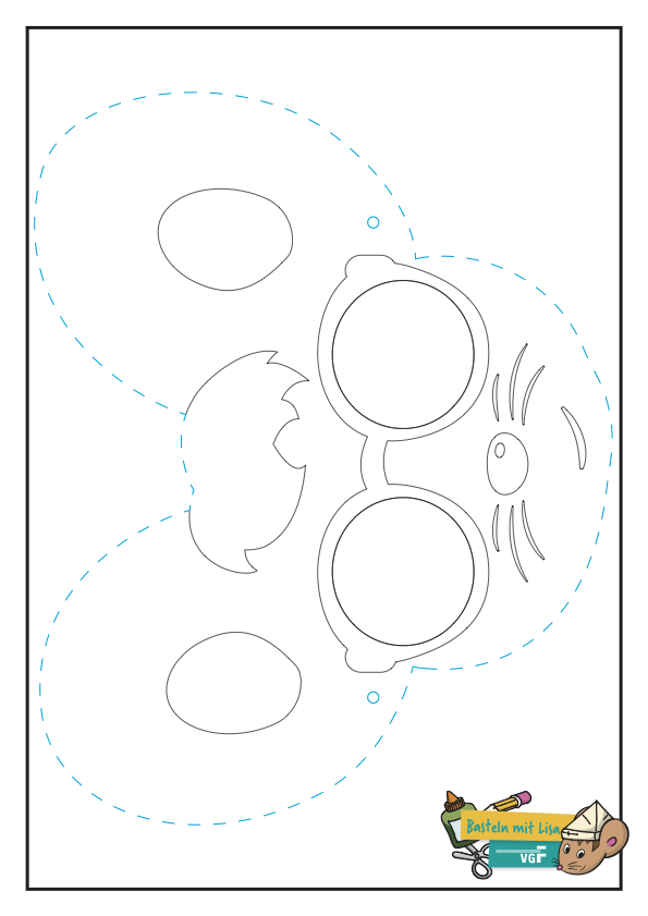 VGF-Bastelvorlage für Fasching