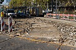 Straßenaufbruch Baustelle