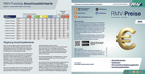 RMV Preisliste 2025 RMV Preisliste 2025
