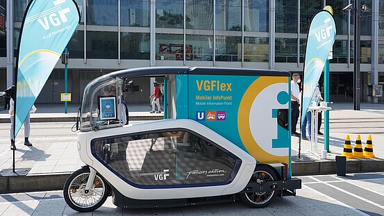 Das VGFlex Lastenrad im Einsatz