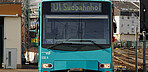 VGF-Stadtbahn U4 Vorderseite mit der Aufschrift Südbahnhof