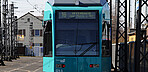 R-Wagen der VGF von Vorne in der Gutleutstraße