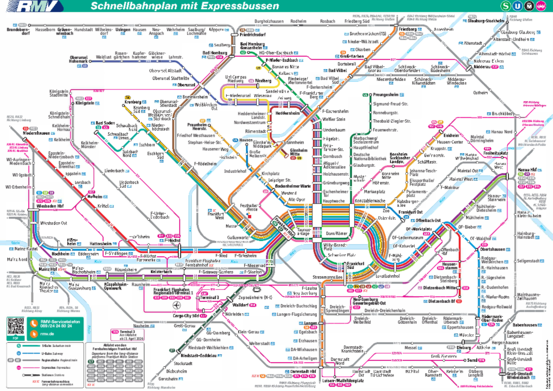 Regional express bus route network 2026 (XBus) Regional express bus route network 2026 (XBus)